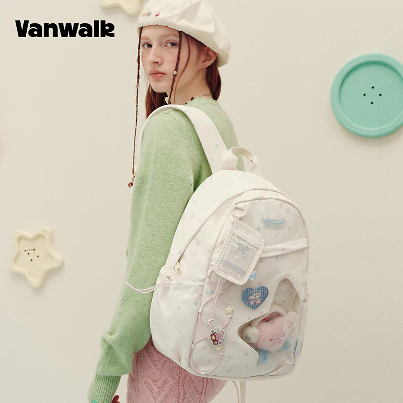 vanwalk Adorable Handmade Notebook House Series Backpack v3029