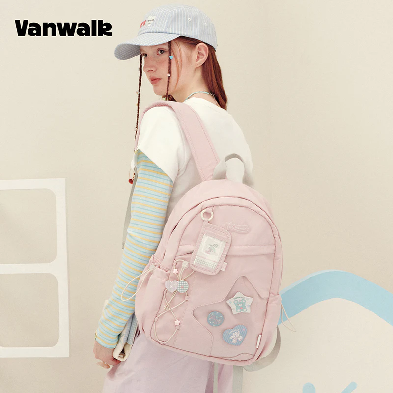 vanwalk Adorable Handmade Notebook House Series Backpack v3029 - Image 3