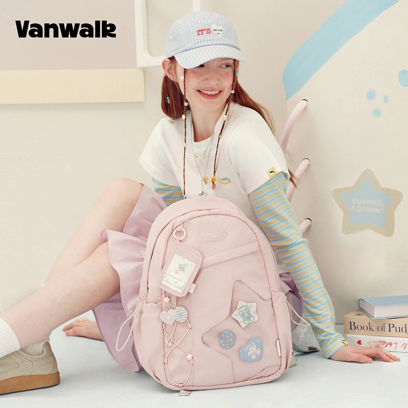 vanwalk Adorable Handmade Notebook House Series Backpack v3029 - Image 4