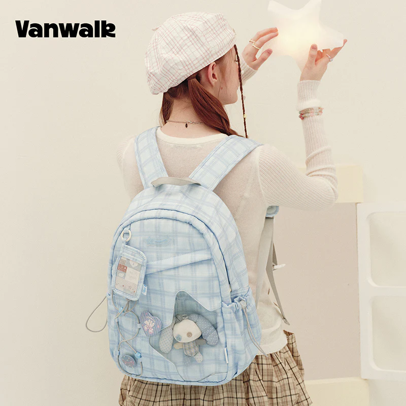 vanwalk Adorable Handmade Notebook House Series Backpack v3029 - Image 5