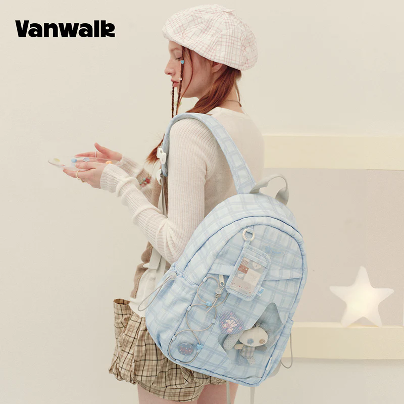 vanwalk Adorable Handmade Notebook House Series Backpack v3029 - Image 6