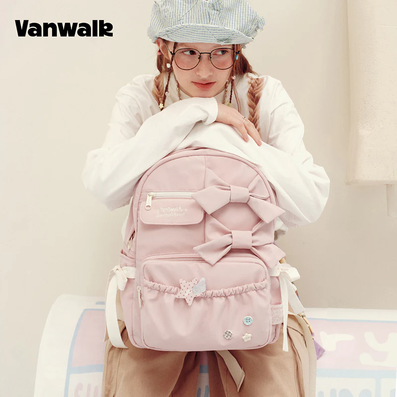 vanwalk Adorable Handmade Notebook House Series Backpack v3031 - Image 6