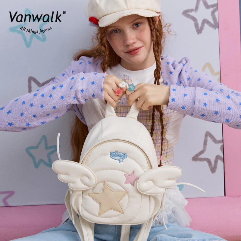 Vanwalk cute bags Lucky Star backpack V2875 - Image 6