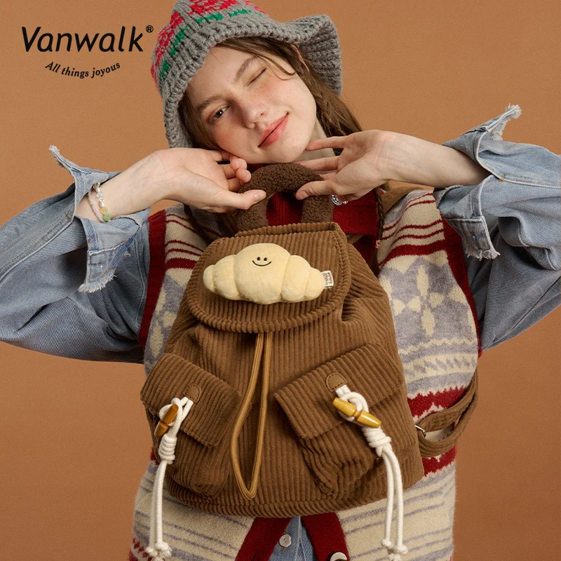 Vanwalk Multiple Pockets Pizza backpack V2861 - Image 2