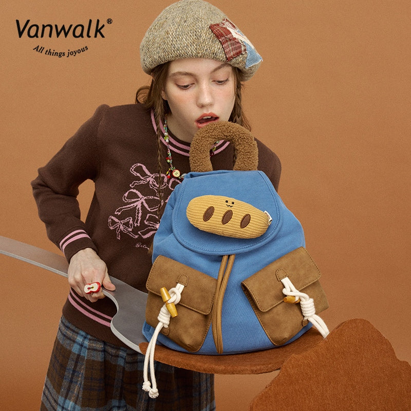 Vanwalk Multiple Pockets Pizza backpack V2861 - Image 3