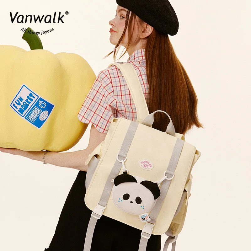 Vanwalk Multiple Pockets FUN MARKET backpack V2788 - Image 4
