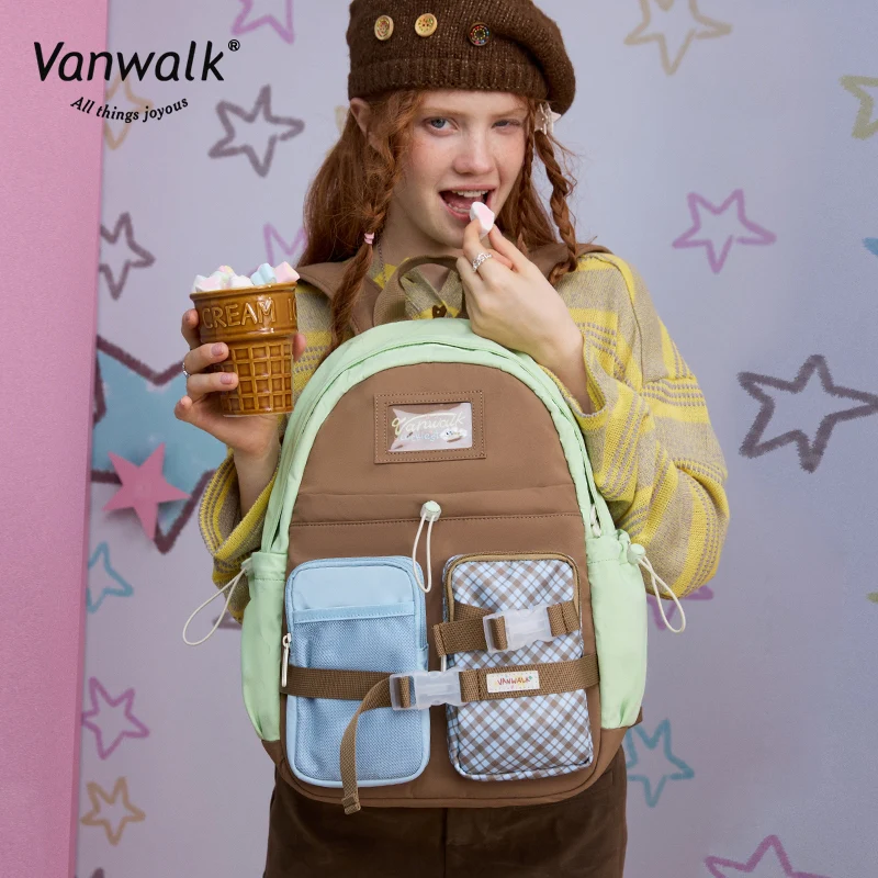 Vanwalk Large Capacity Lucky Star Backpack V2889 - Image 3