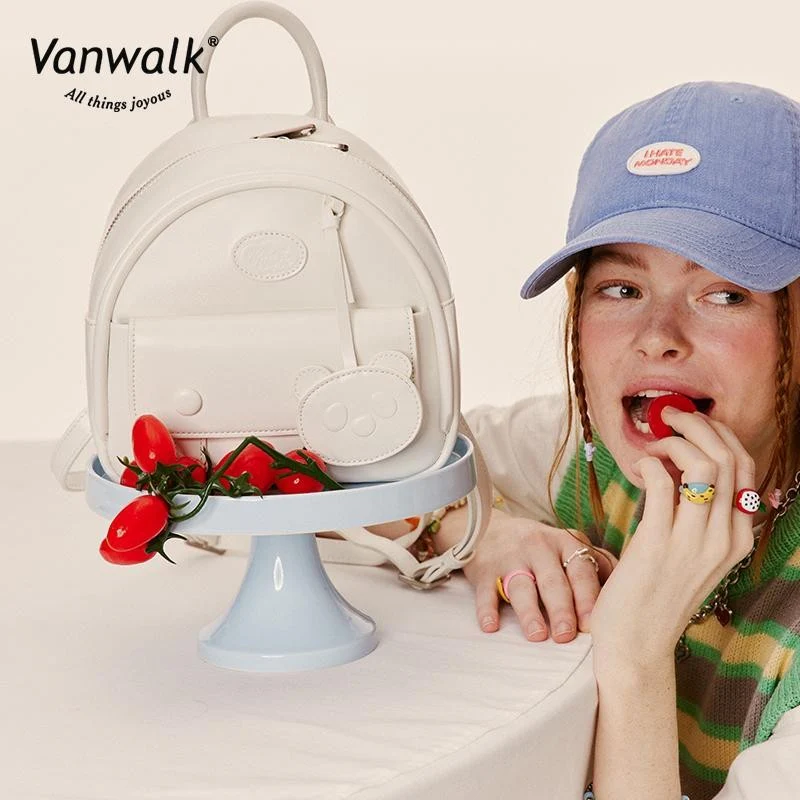Vanwalk Fashion Streetwear FUN MARKET backpack V2789 - Image 4