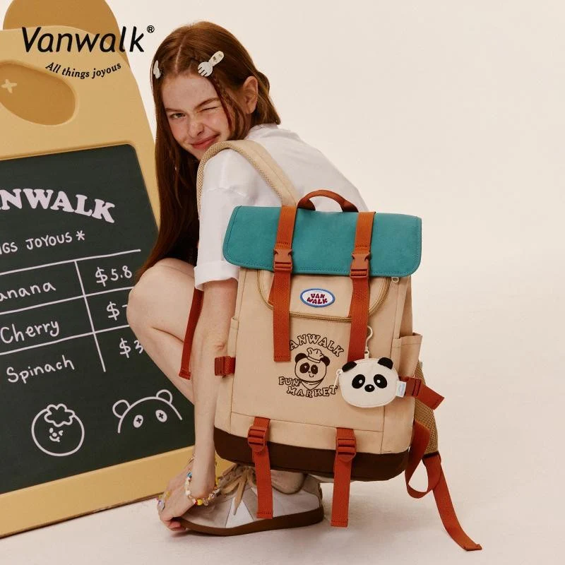 Vanwalk Water-Resistant FUN MARKET backpack V2793