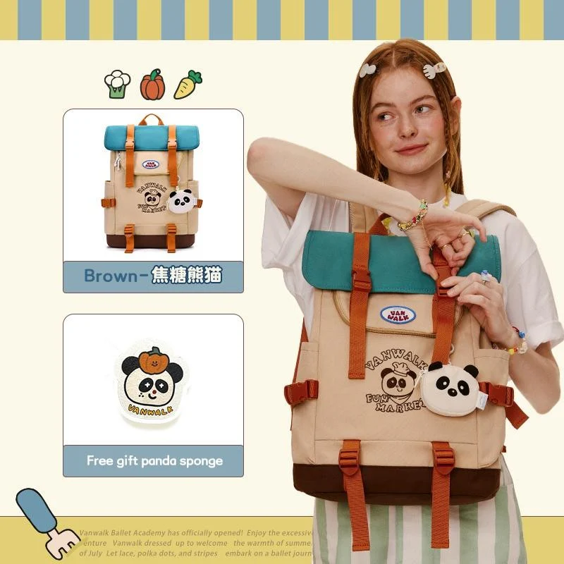 Vanwalk Water-Resistant FUN MARKET backpack V2793 - Image 3