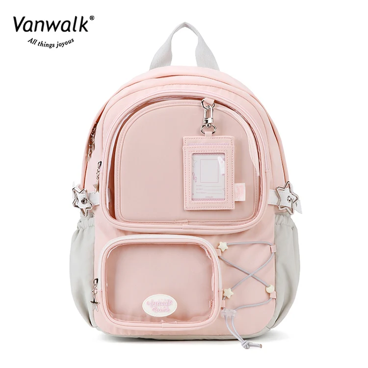 Vanwalk Multiple Pockets Happy Band backpack V2908 - Image 8