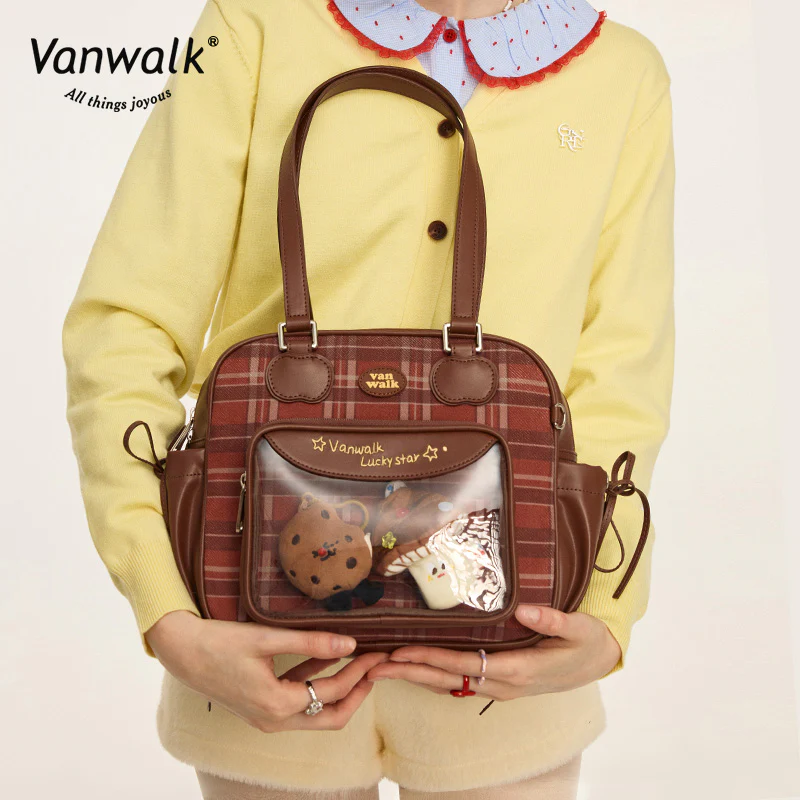 Vanwalk Multi-Pockets Christmas shoulder bagV2873 - Image 2