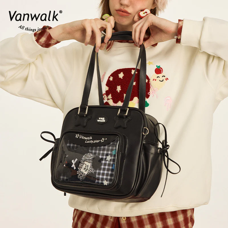 Vanwalk Multi-Pockets Christmas shoulder bagV2873 - Image 5
