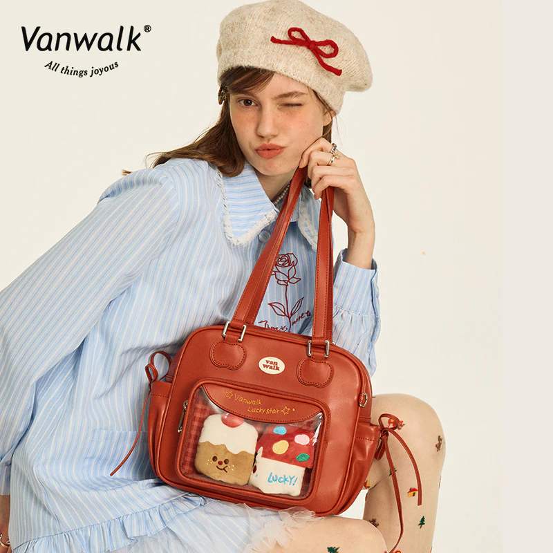 Vanwalk Multi-Pockets Christmas shoulder bagV2873 - Image 7