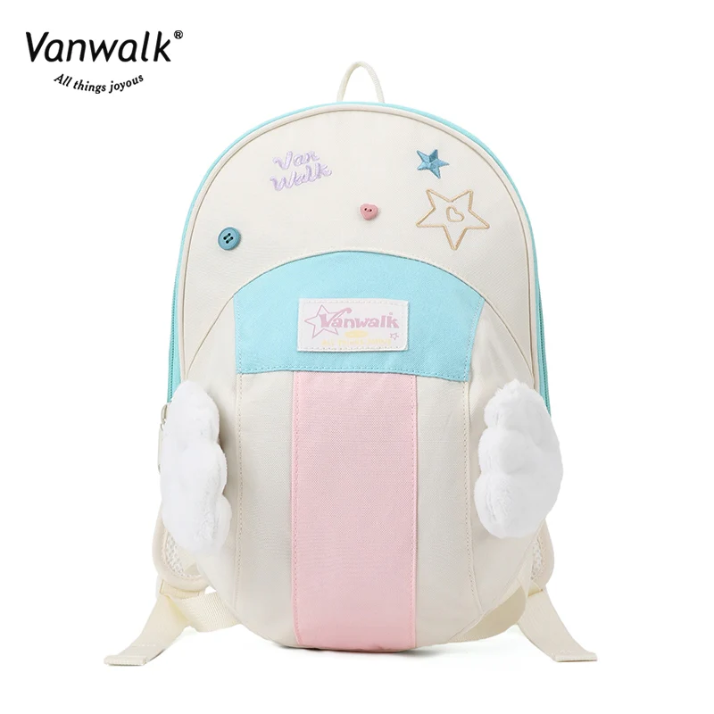 Vanwalk Fashion Streetwear Lucky Star Backpack V2880 - Image 12