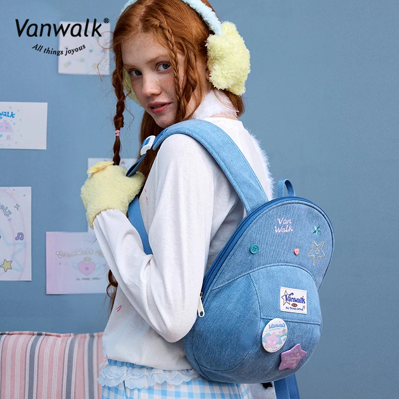 Vanwalk Fashion Streetwear Lucky Star Backpack V2880 - Image 7