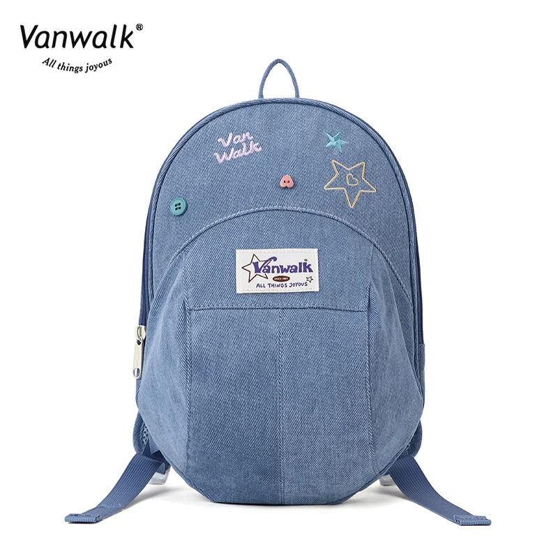 Vanwalk Fashion Streetwear Lucky Star Backpack V2880 - Image 9