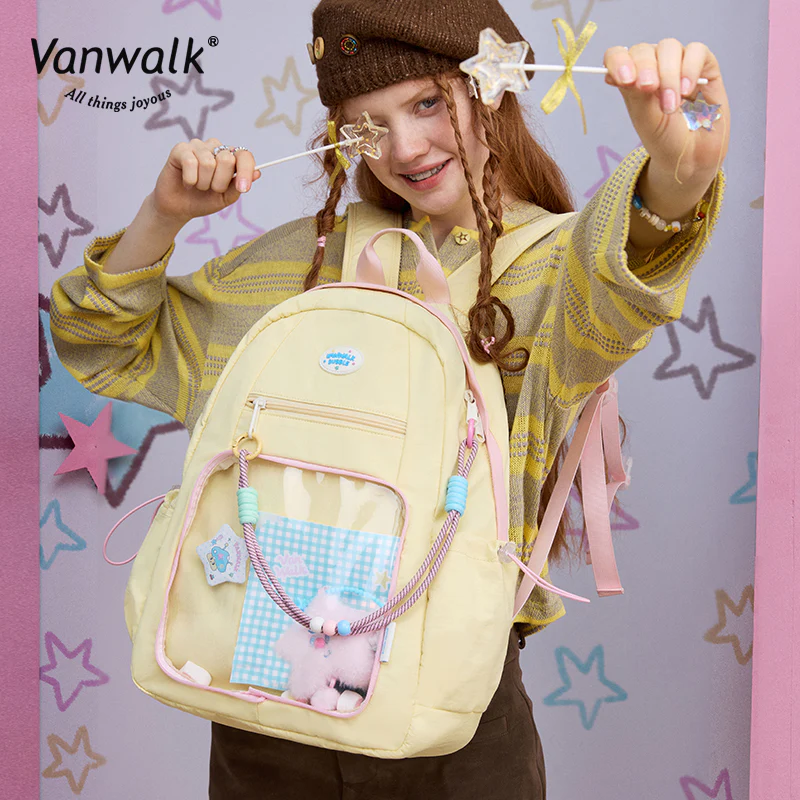 Vanwalk Large Capacity Lucky Star Backpack V2884 - Image 2