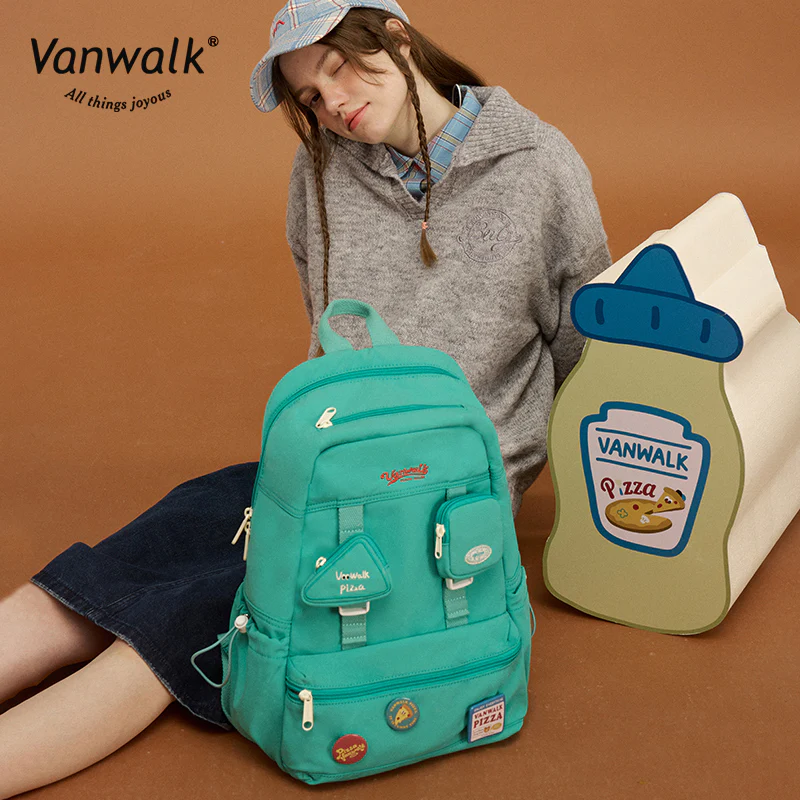 Vanwalk Lightweight Pizza backpack V2855 - Image 3