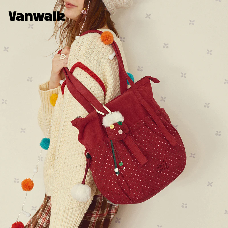 VANWALK Christmas Collection Large Capacity Shoulder Bag v3002 - Image 5