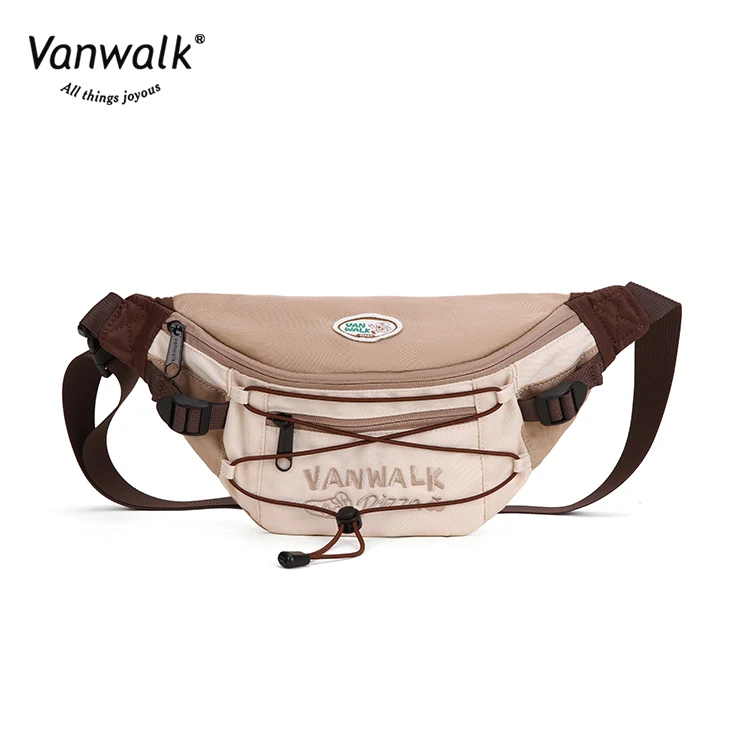 Vanwalk Multi-Pockets Pizza Crossbody Bag V2860 - Image 3