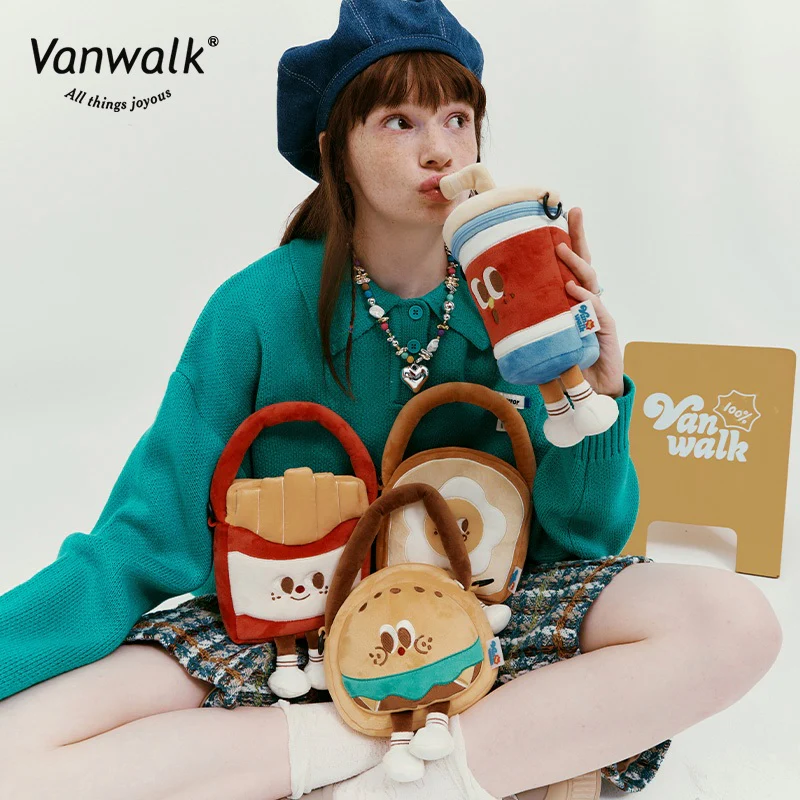 Vanwalk Water-Resistant Bread House Crossbody Bag V2530