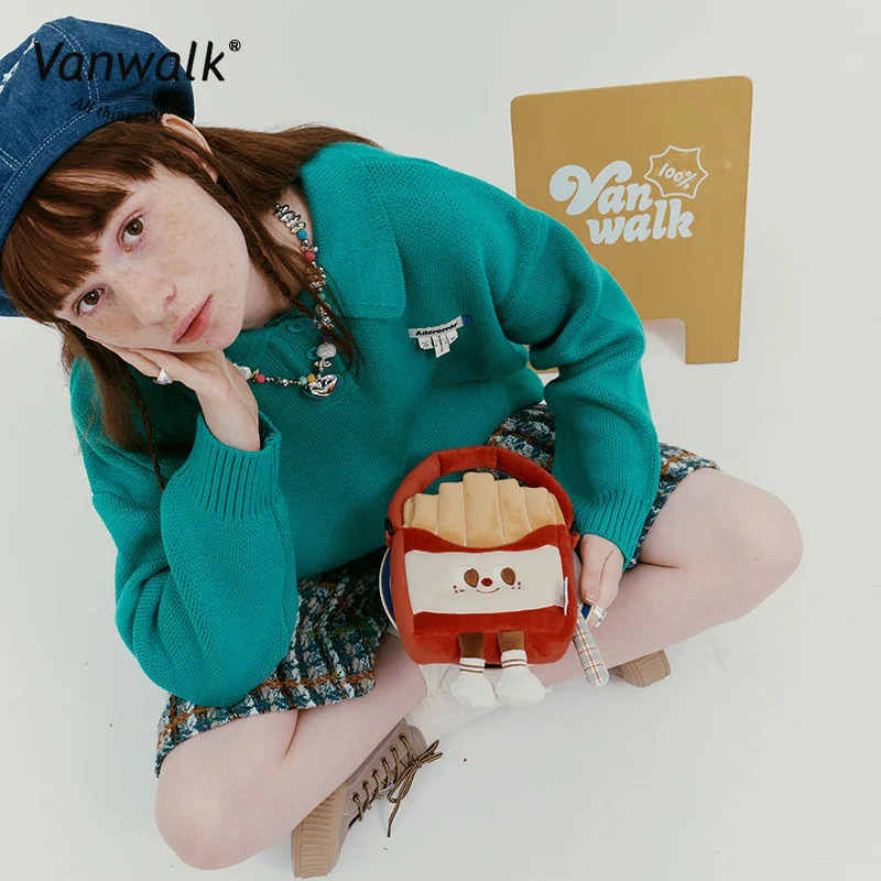 Vanwalk Water-Resistant Bread House Crossbody Bag V2530 - Image 4