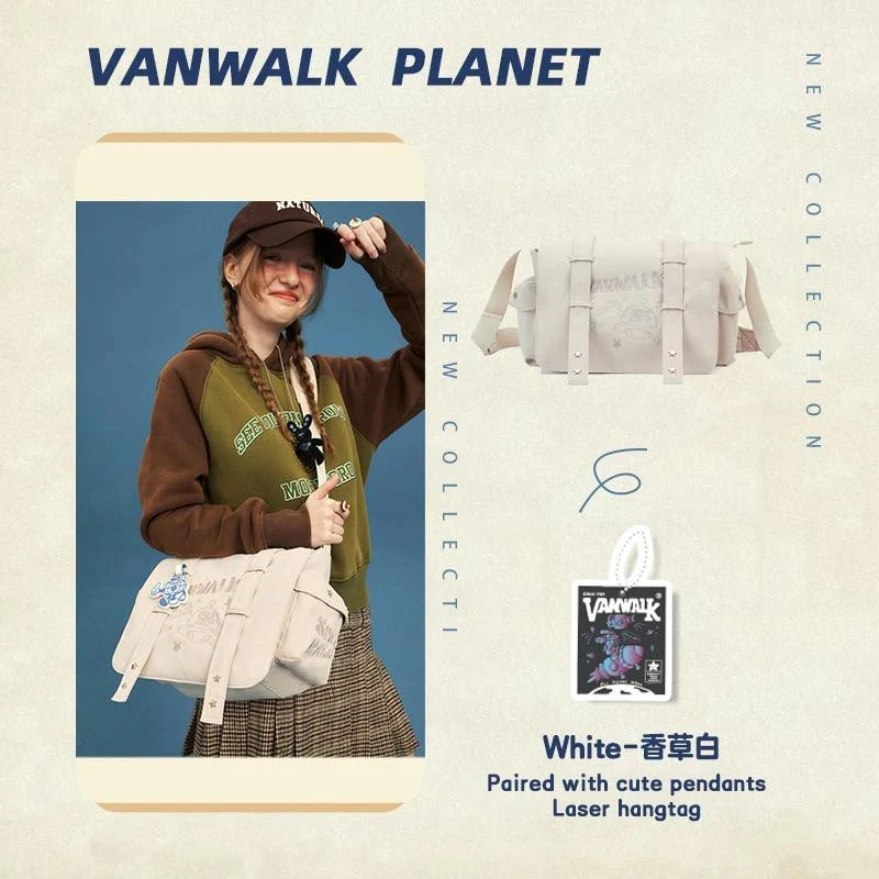 Vanwalk Water-ResistantPlanet Rabbit Crossbody Bag V2557 - Image 4