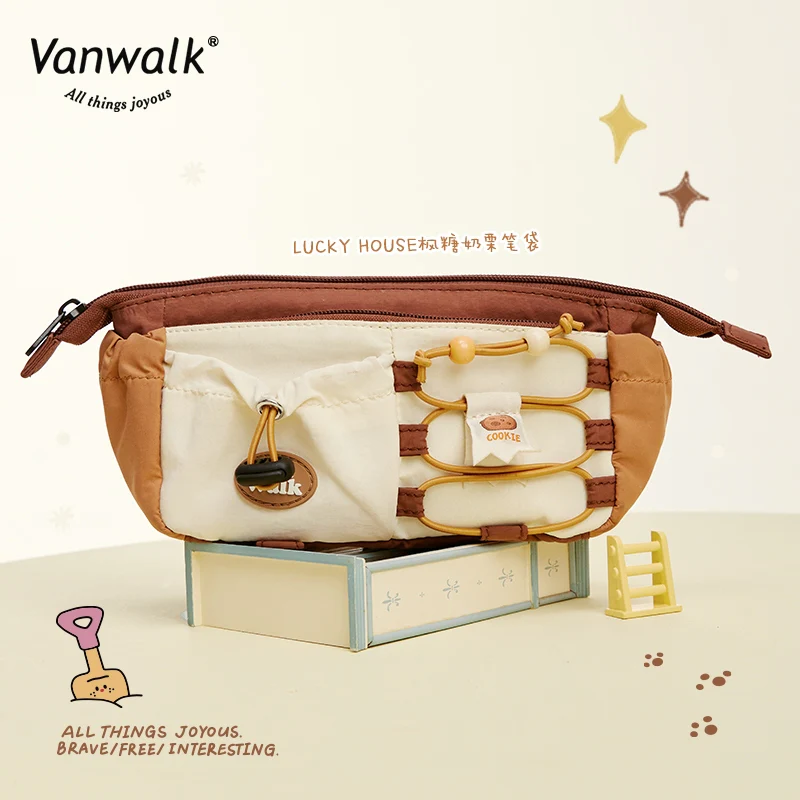 Vanwalk cute design Lucky House pencil case K433 - Image 2