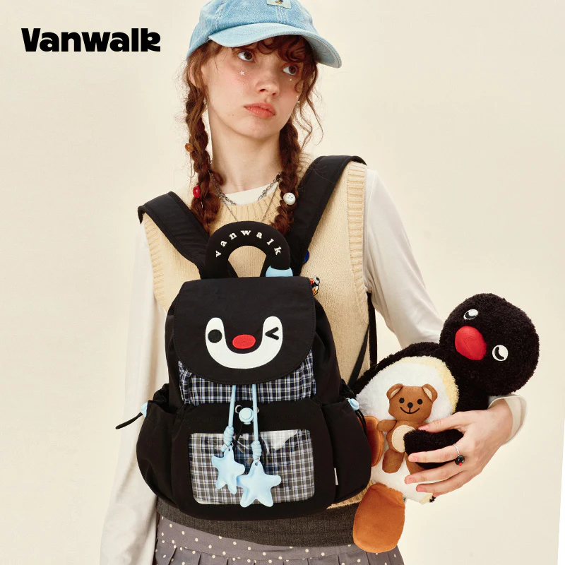 VANWALK Cute Design Pingu Series Backpack v2980