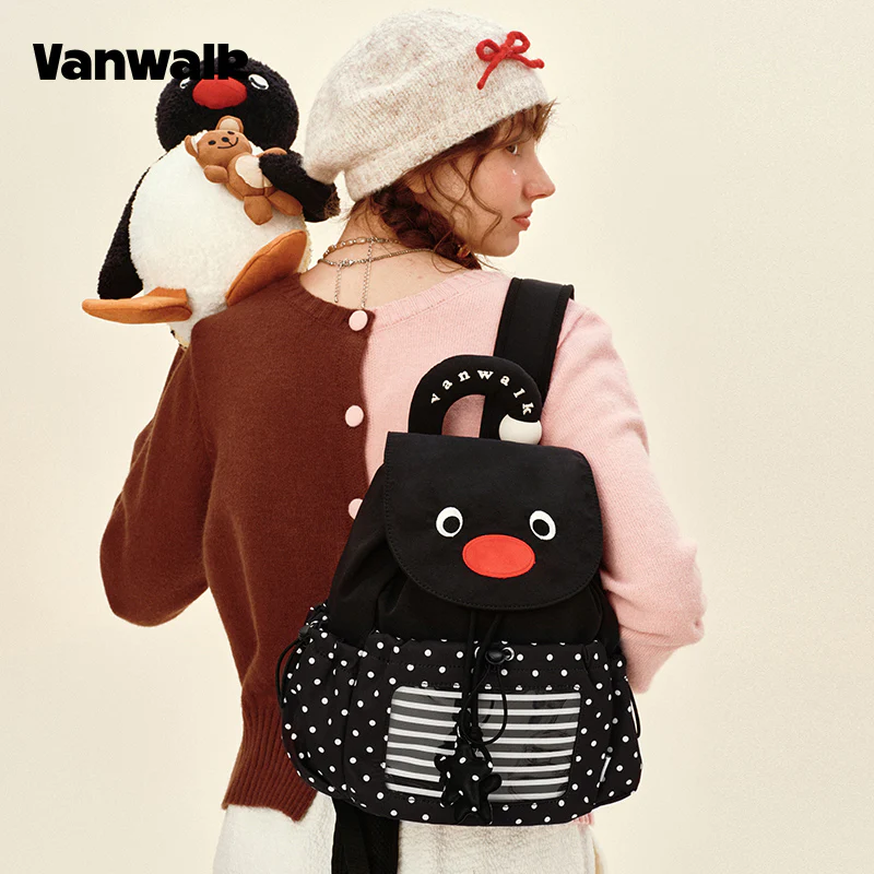 VANWALK Cute Design Pingu Series Backpack v2980 - Image 4