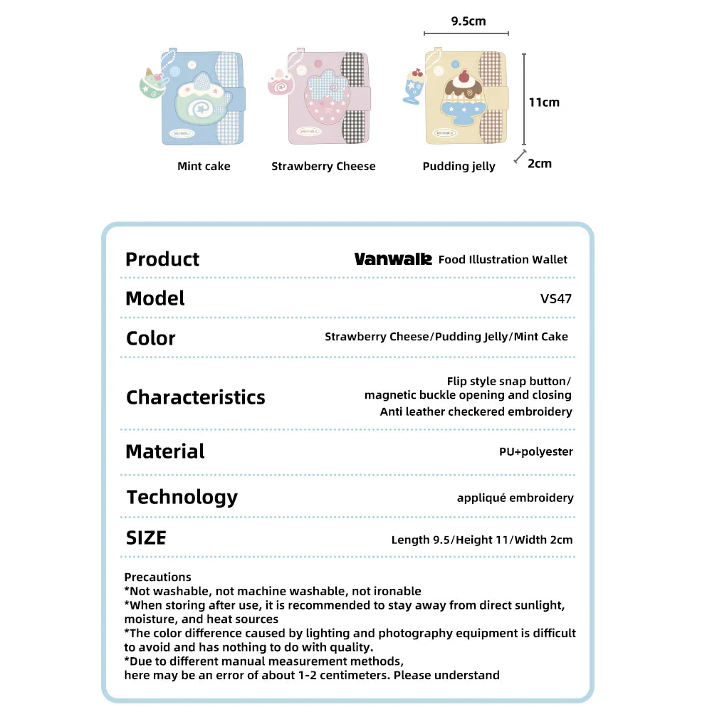 Vanwalk cute moonstarry park coin purse vs47 - Image 3