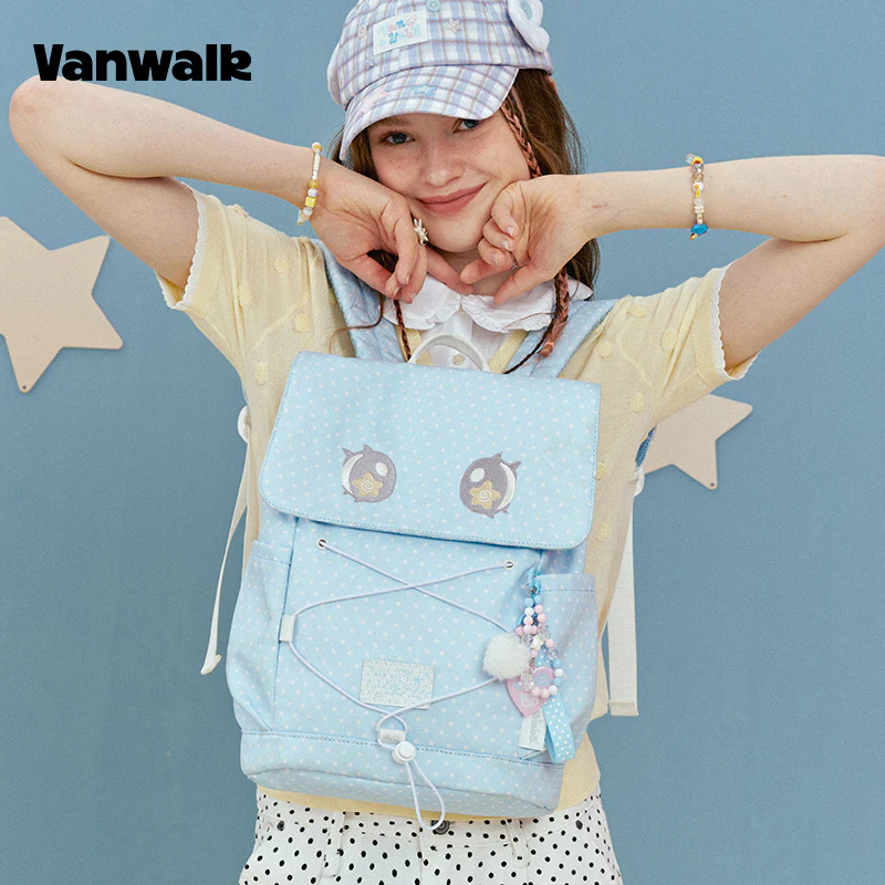 Vanwalk Fun Design Moonstarry Park Student Backpack v2958 - Image 6