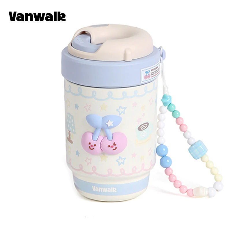 VANWALK Glutinous Rice Ball Series Adorable Cherry Cup K629 - Image 4