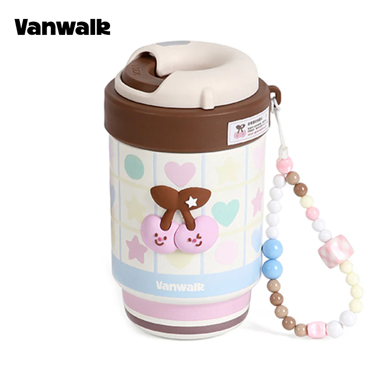 VANWALK Glutinous Rice Ball Series Adorable Cherry Cup K629 - Image 5