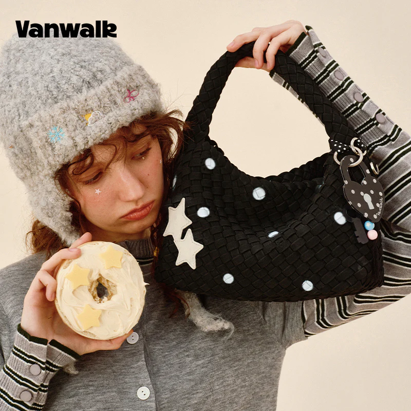 VANWALK Glutinous Rice Ball Series Woven Handbag v2991 - Image 5