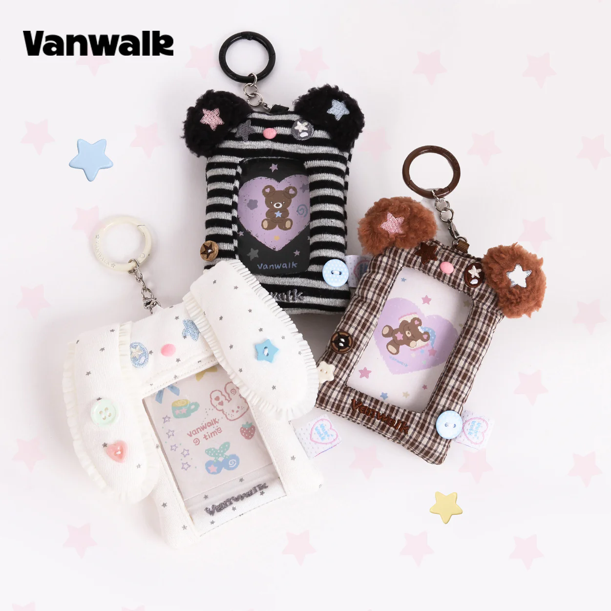 VANWALK Gulugulu Series Cute Card Holder Bag Accessories Pendant Charm K674