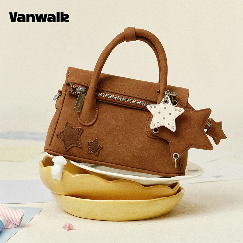 VANWALK Gulugulu Series Original Star Hollow-out Mini Shoulder Bags PU Handbag V3051 - Image 10