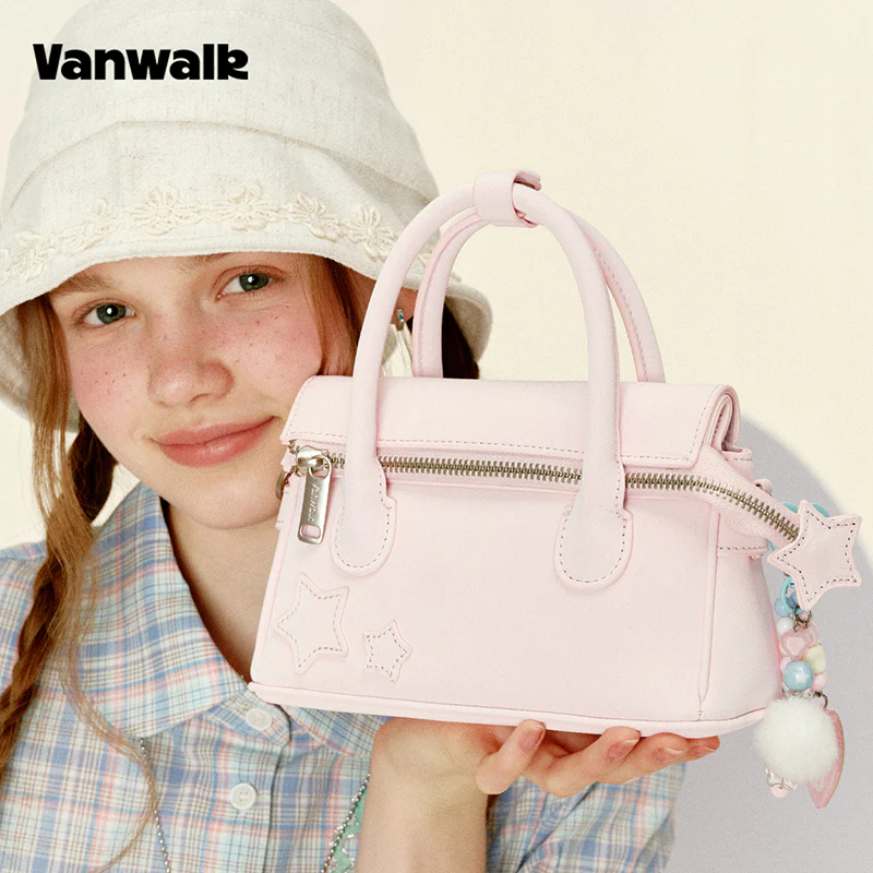 VANWALK Gulugulu Series Original Star Hollow-out Mini Shoulder Bags PU Handbag V3051 - Image 2