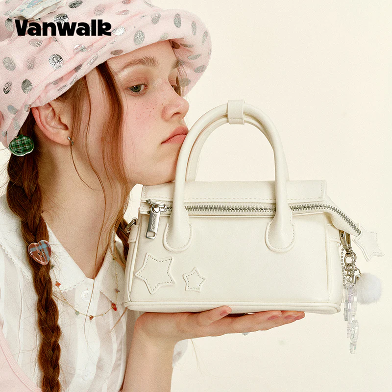 VANWALK Gulugulu Series Original Star Hollow-out Mini Shoulder Bags PU Handbag V3051 - Image 3