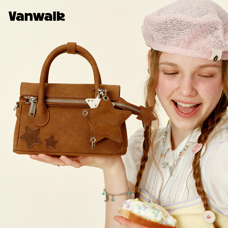 VANWALK Gulugulu Series Original Star Hollow-out Mini Shoulder Bags PU Handbag V3051 - Image 9