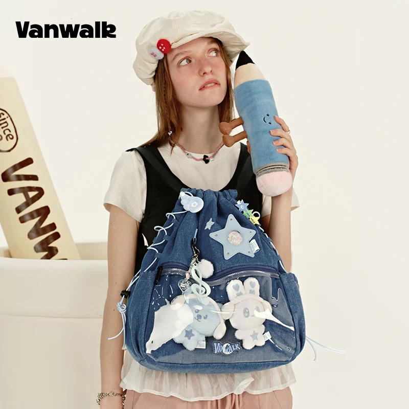 VANWALK Large Capacity Handbag Backpack V2917 - Image 3
