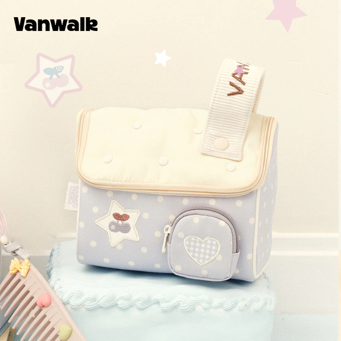 VANWALK Handmade Notebook Shop Series Makeup Bag vs97 - Image 4