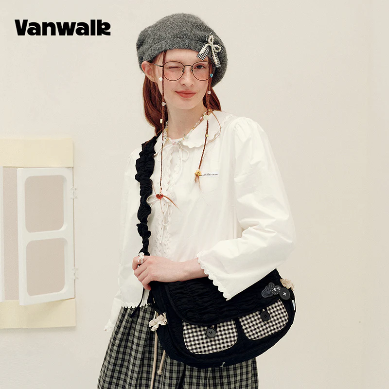 VANWALK Journal House Series Original Shoulder Bags Handbag V3021 - Image 5