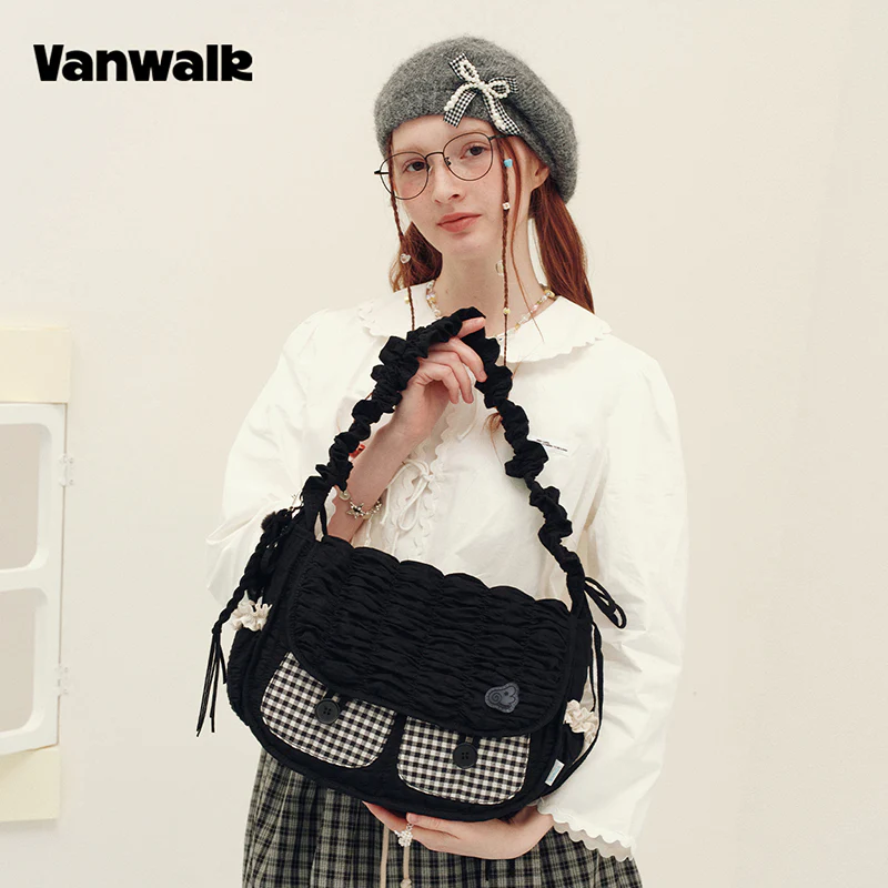 VANWALK Journal House Series Original Shoulder Bags Handbag V3021 - Image 8