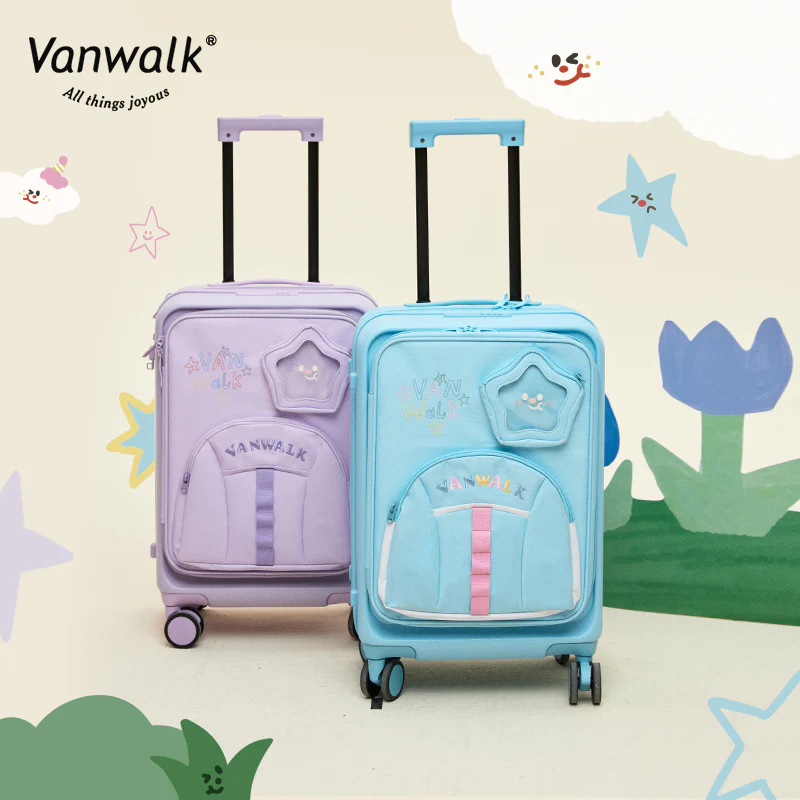 Vanwalk Large capacity happy band suitcase b1006