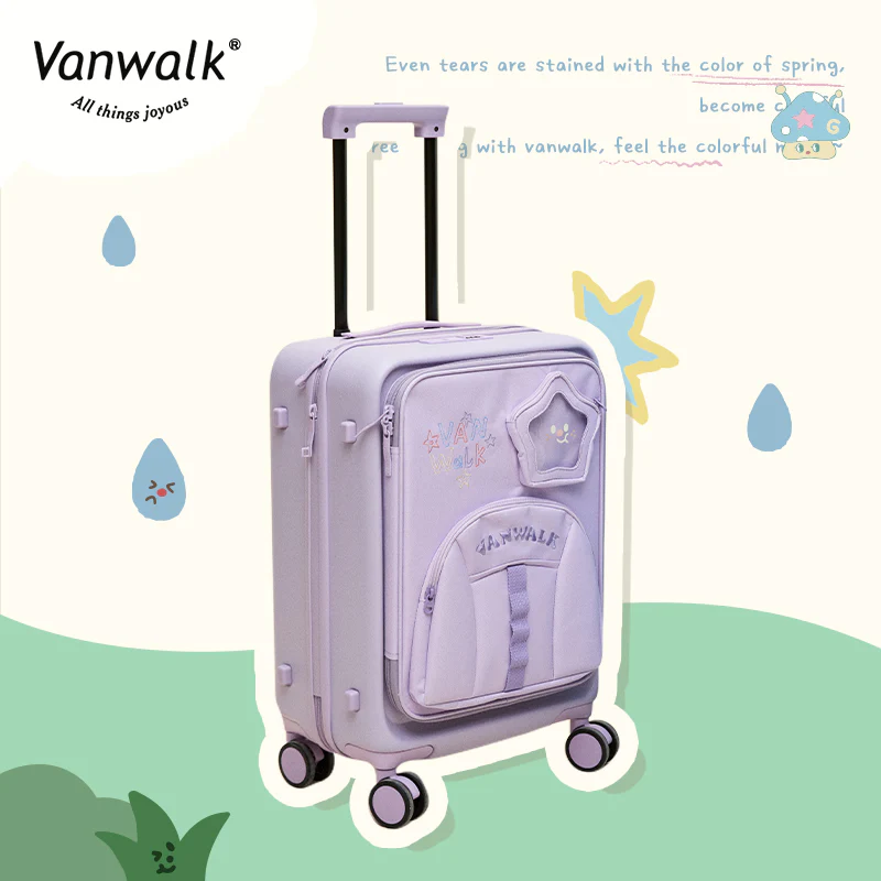 Vanwalk Large capacity happy band suitcase b1006 - Image 2