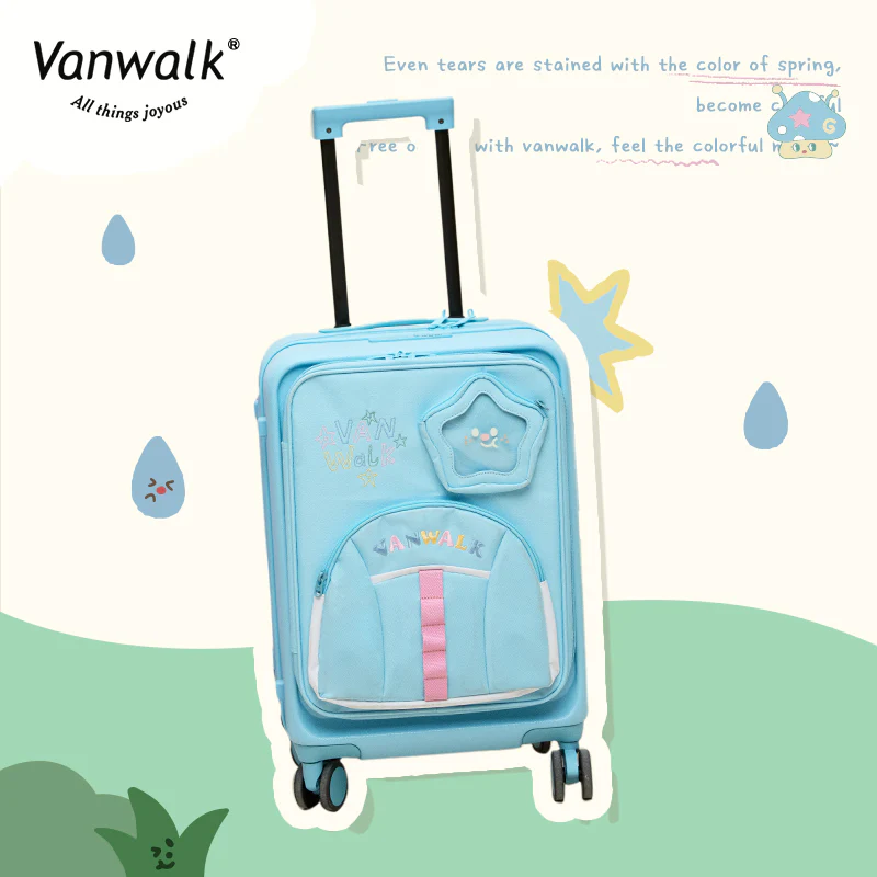 Vanwalk Large capacity happy band suitcase b1006 - Image 4