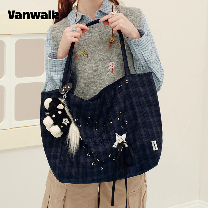 vanwalk Large Capacity Planner House Series Shoulder Bag v3017 - Image 3