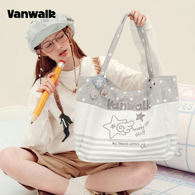 vanwalk Large Capacity Planner House Series Shoulder Bag v3017 - Image 5